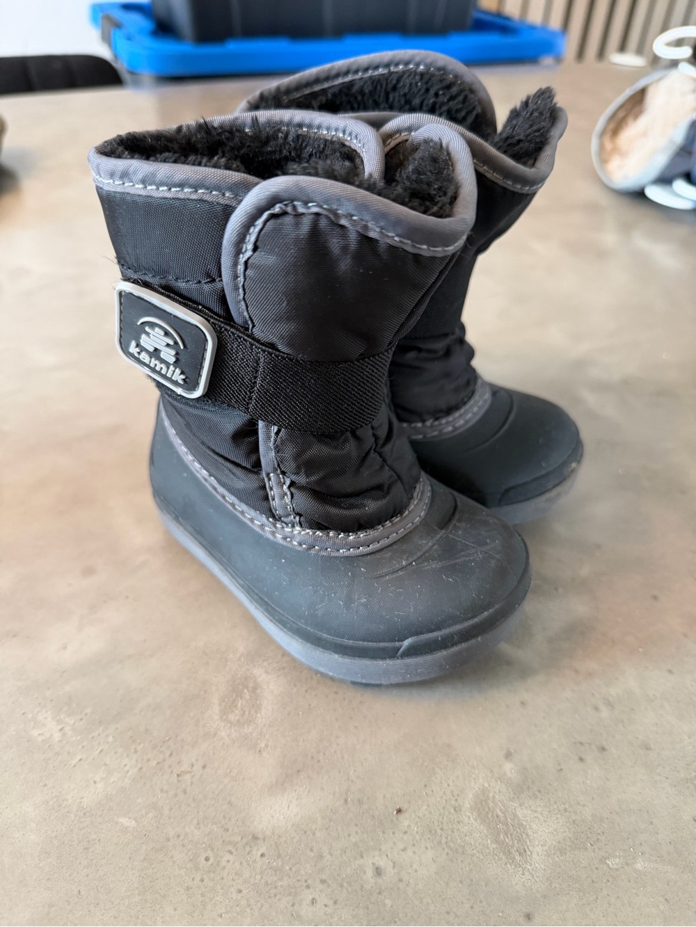 Kamiks Black baby Winter Boots - Insulated Snow Boot